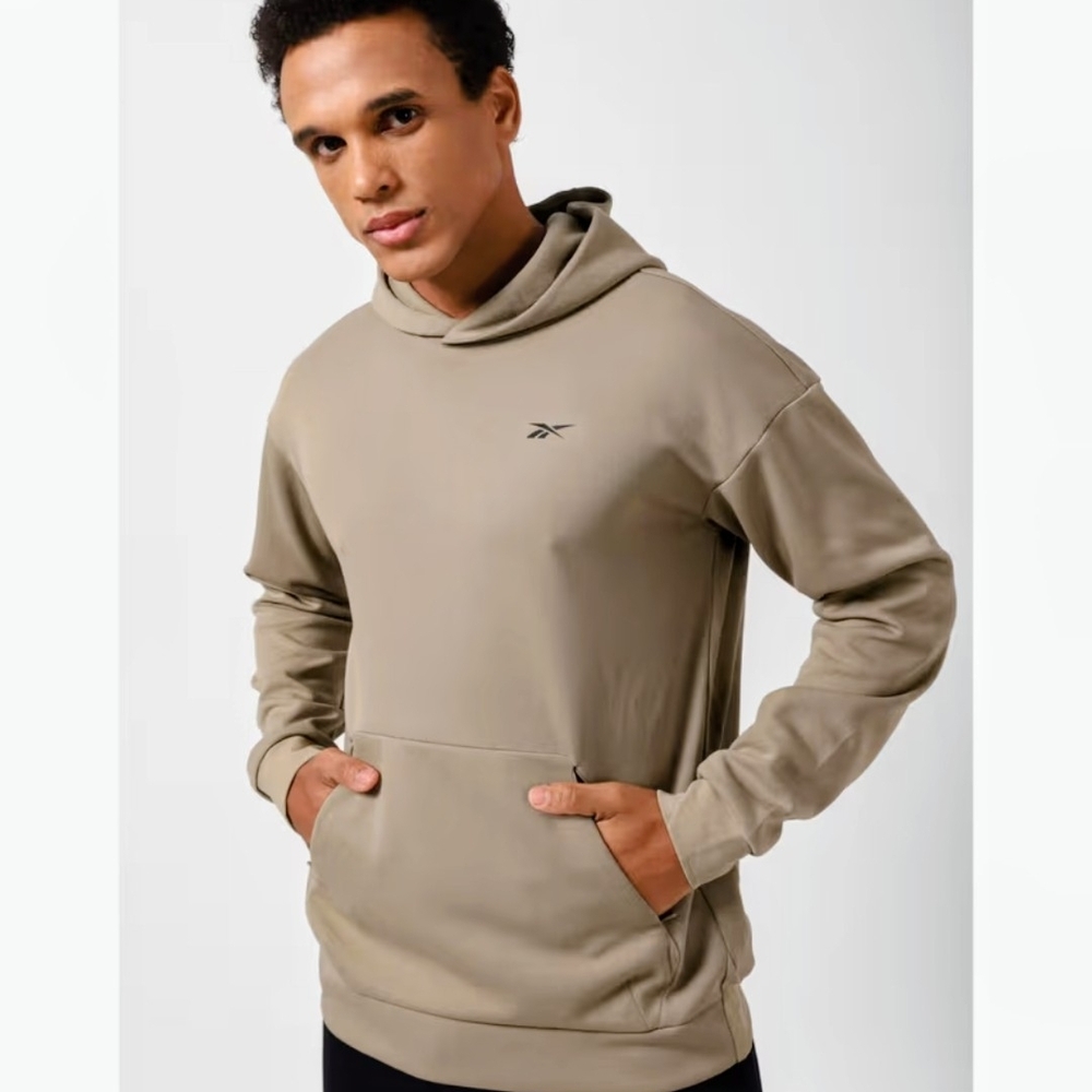 Reebok Men's Beige Hoodie